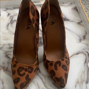 MIA Leopard heels